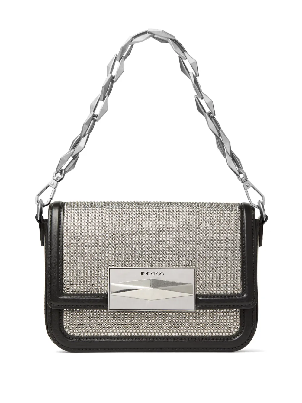 

Сумка через плечо Diamond с кристаллами JIMMY CHOO, черный