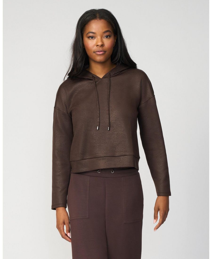 

Женская толстовка с капюшоном и подкладкой Cable & Gauge, Chocolate torte