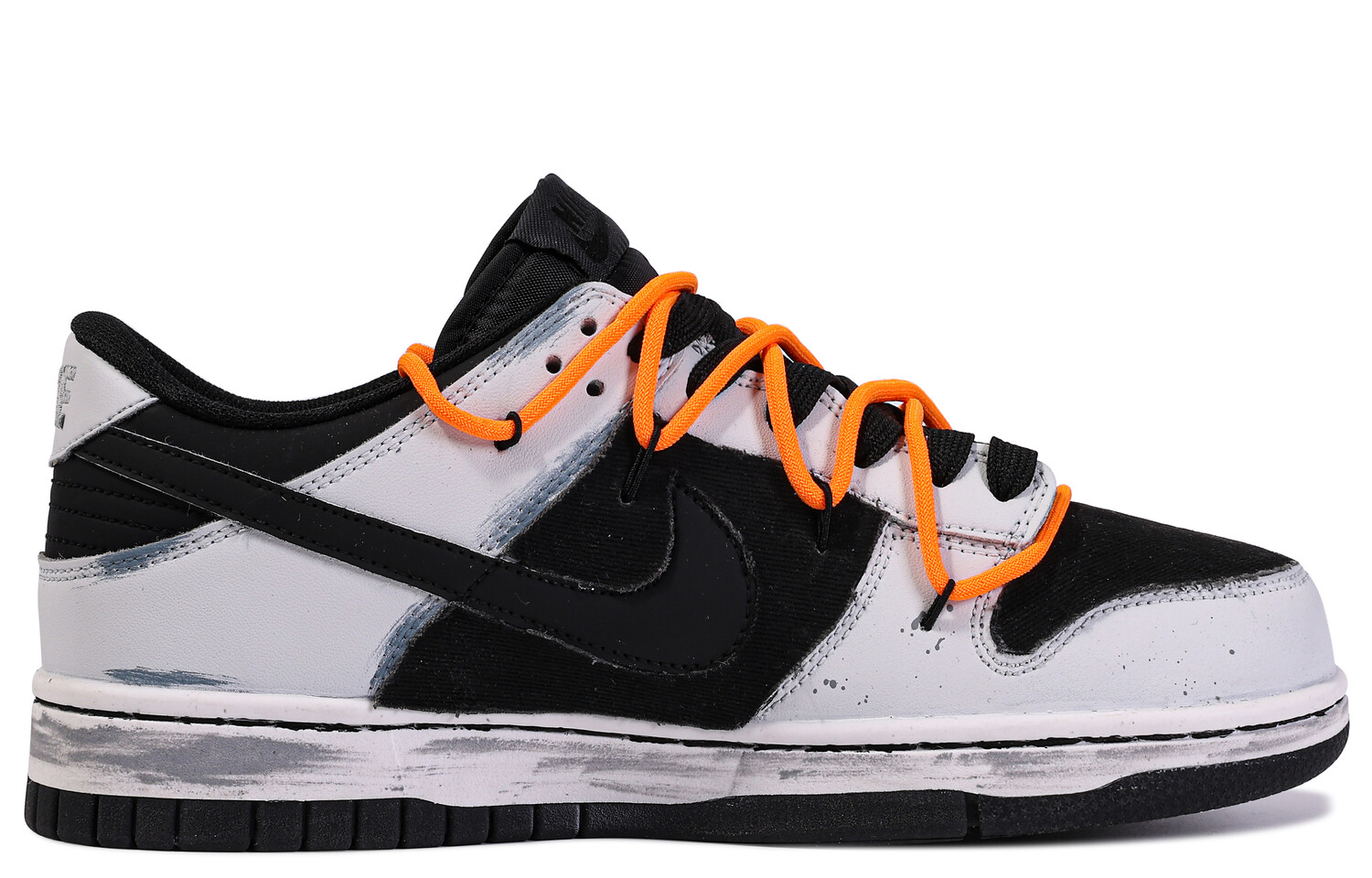 

Кроссовки Nike Dunk Skateboarding Shoes Men Low-top Black/grey, черный