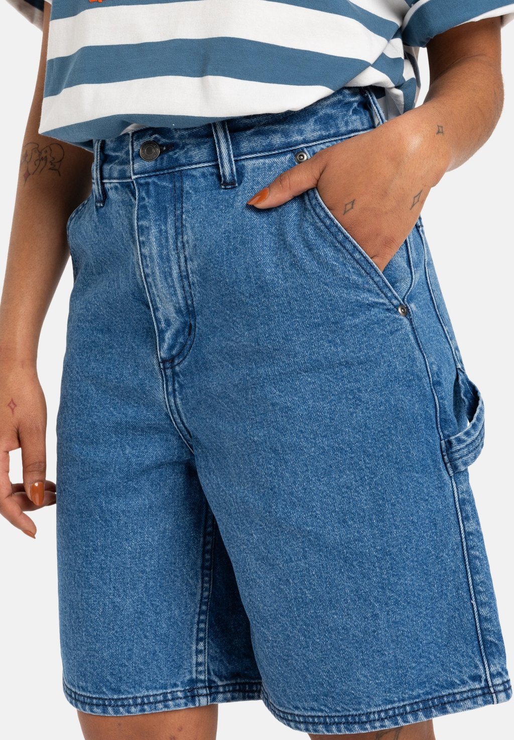 

Джинсовые шорты CARPENTER Quiksilver, синий