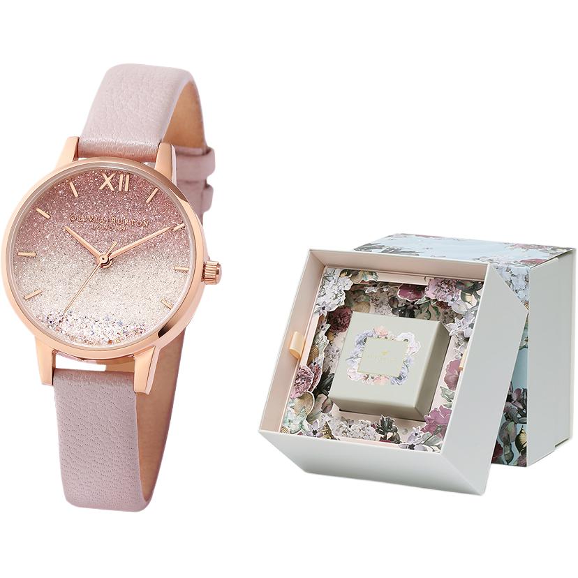 

OLIVIA·BURTON Часы Quartz Movement Pink Watch Dial Women's Watch European/US Watch