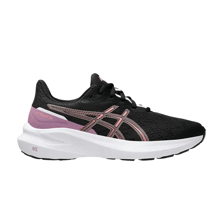 

Кроссовки ASICS GT 1000 13 GS 'Black Sun Coral', черный