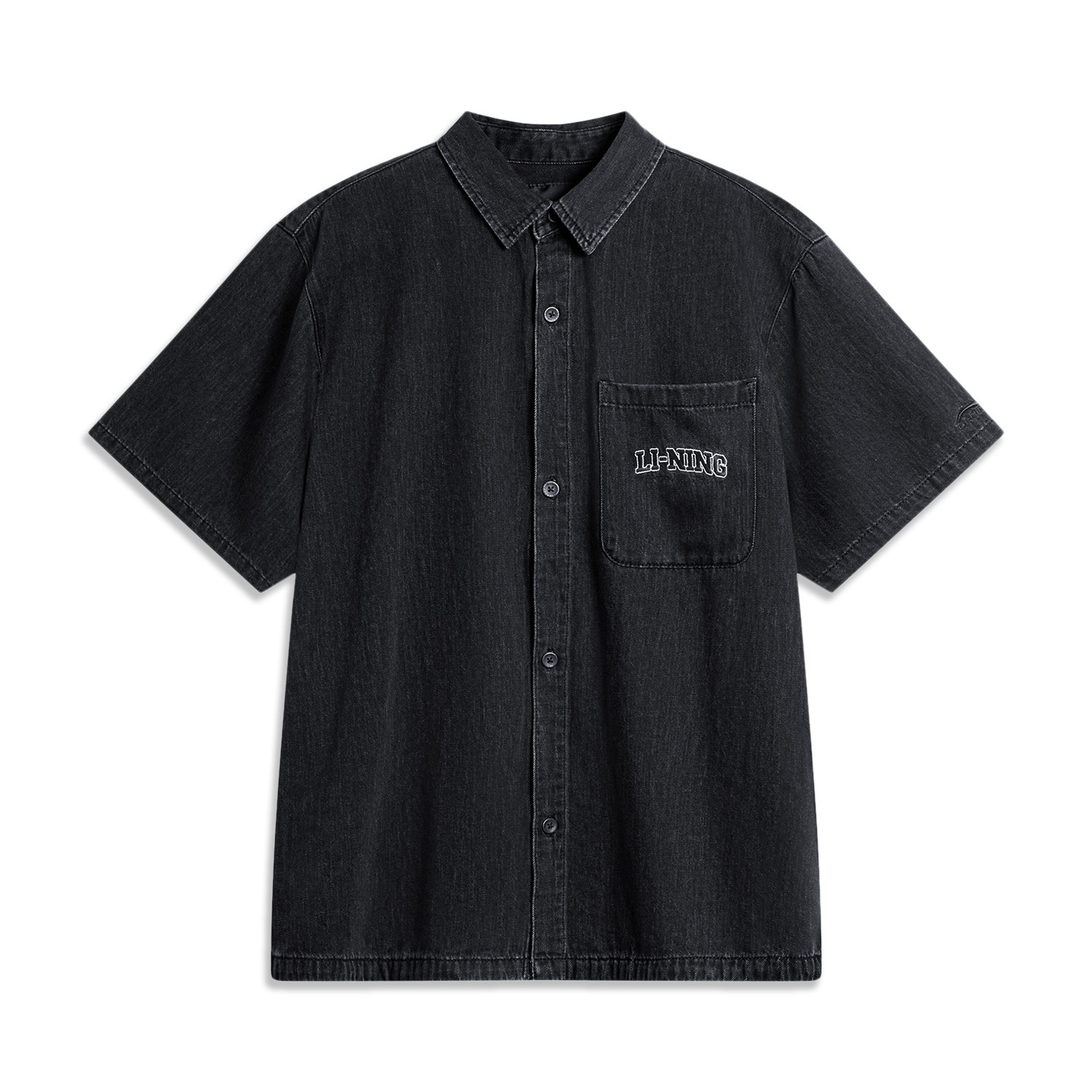 

Лининг Спортивная модная коллекция Футболка мужская черная