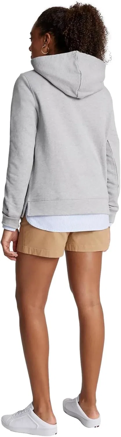 Худи женское Tommy Hilfiger Smoke Grey Heather — фото 4