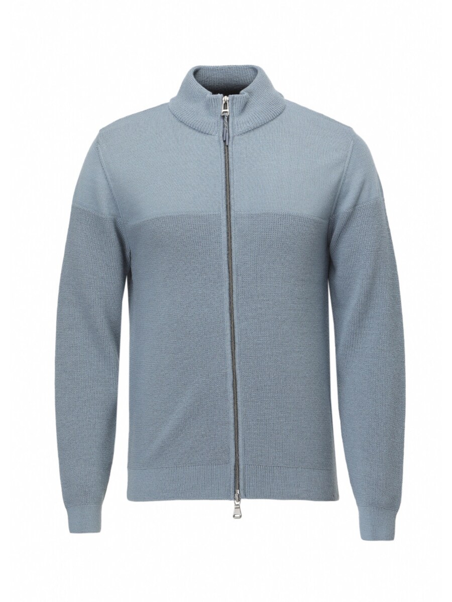 

Вязаный кардиган Ramsey, цвет Dusty blue/Light blue
