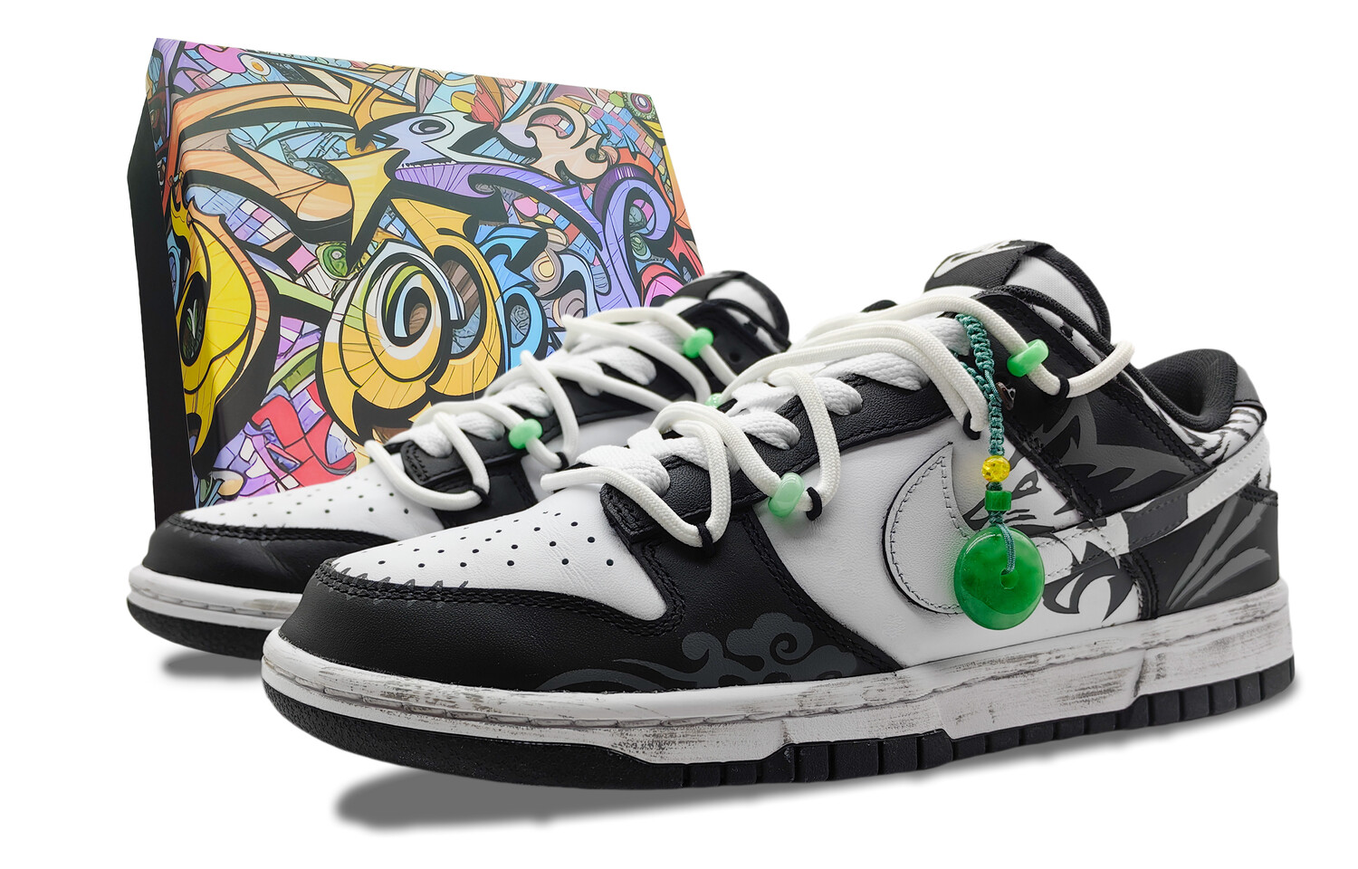 

Кроссовки Nike Dunk Skateboard Shoes Unisex Low-Top White, Черный, Кроссовки Nike Dunk Skateboard Shoes Unisex Low-Top White