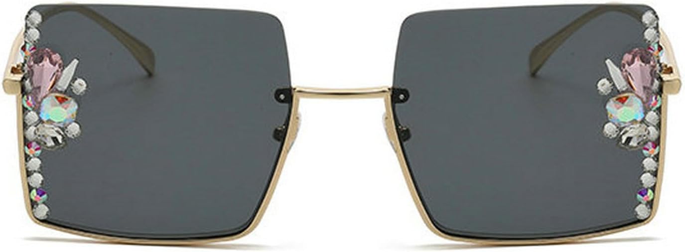 

Солнцезащитные очки COTIA в квадратной полуободковой оправе с бриллиантами для женщин, модные, со стразами, в стиле ретро, ​​элегантные, женские, для активного отдыха на природе, Black