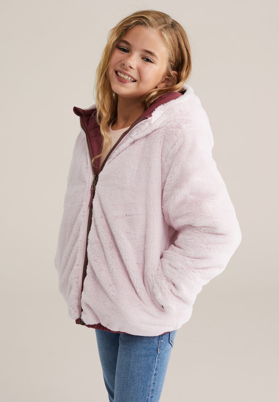 Зимняя куртка WE Fashion Winter jacket, Old Rose/Mottled Light Pink — фото 4