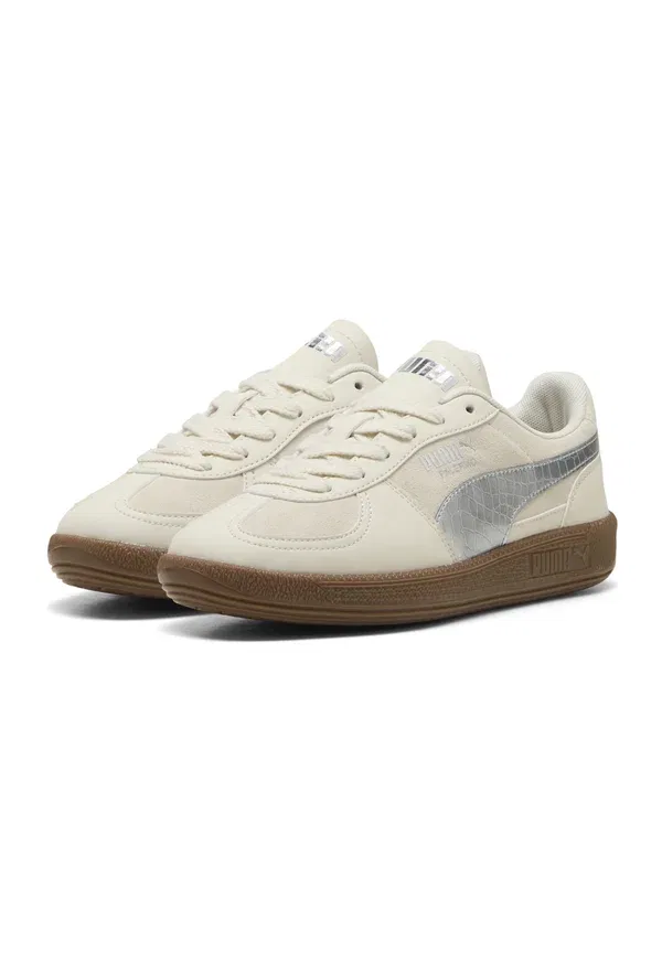Кроссовки Puma Palermo Metallic Safari Jr, цвет альпийский снег-серебристый — фото 2