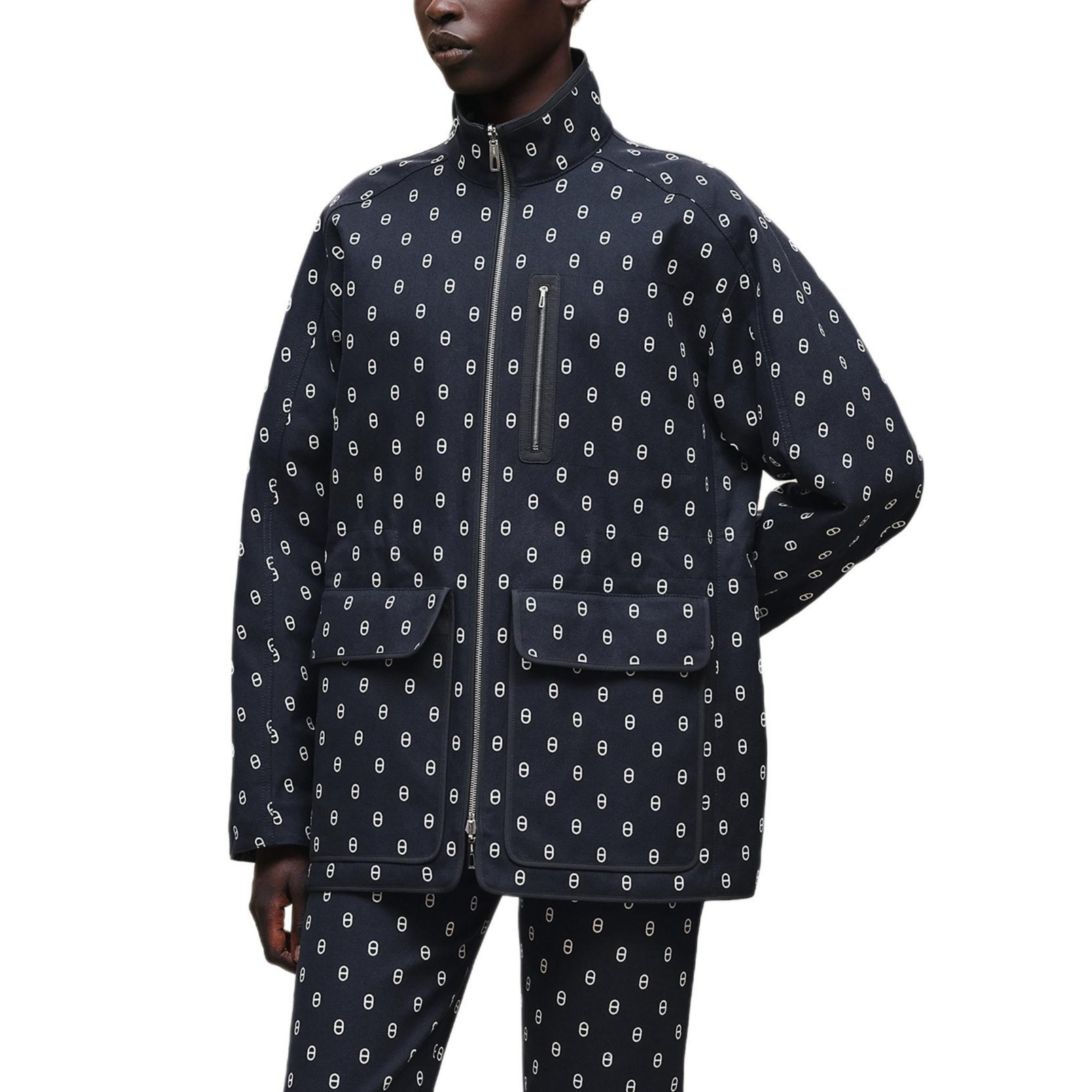 

Куртка и пальто SS26 для женщин HERMES, marine синий