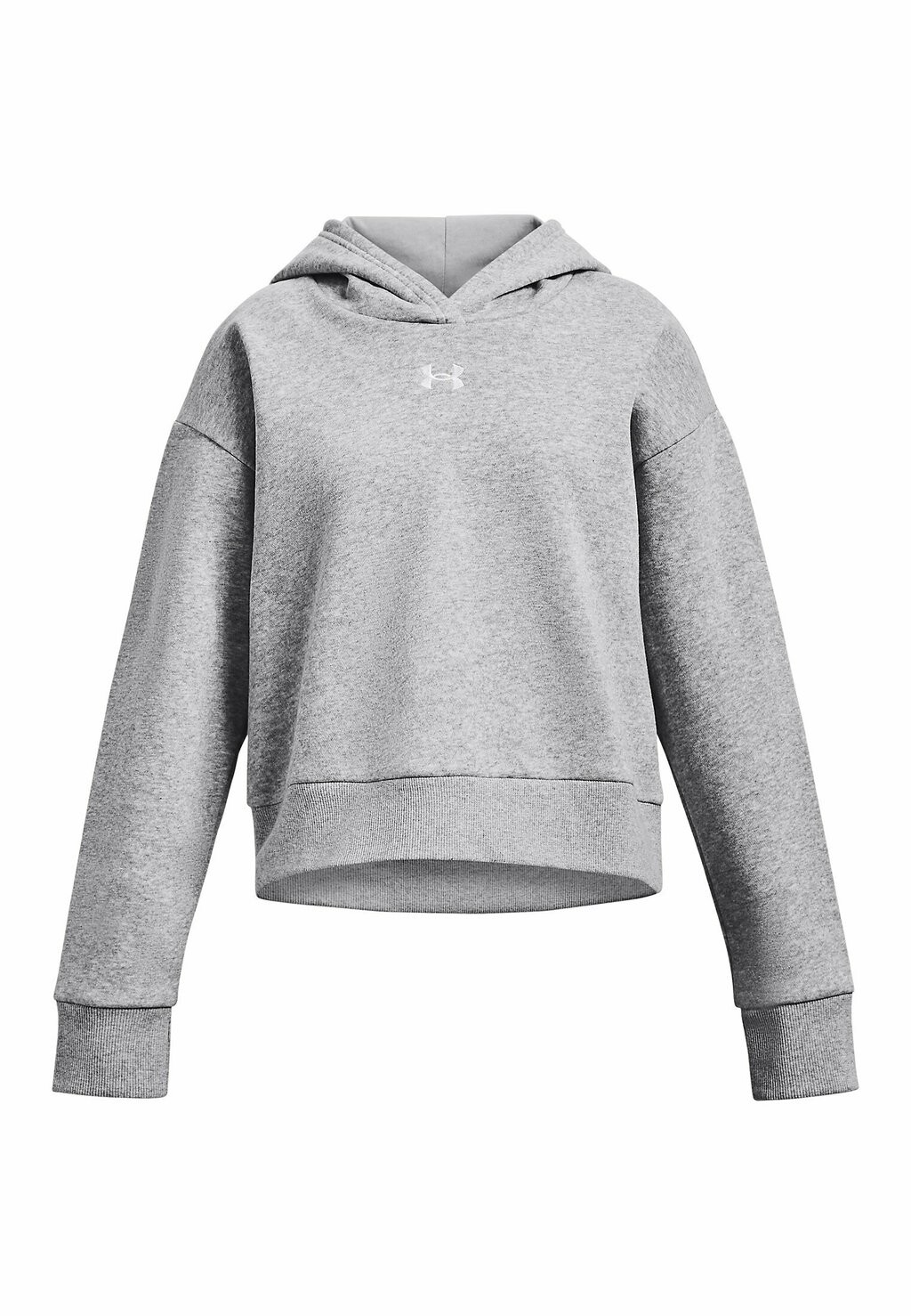 

Толстовка Rival Crop Under Armour, цвет mod gray light heather