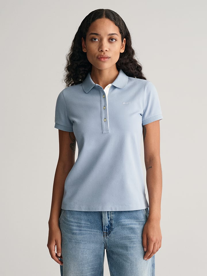 

Поло Gant Poloshirt, светло-синий