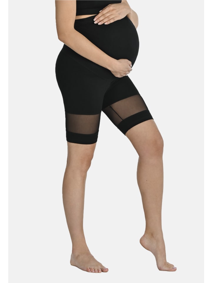 

Teyli Хлопковые леггинсы для беременных Rebeca черного цвета