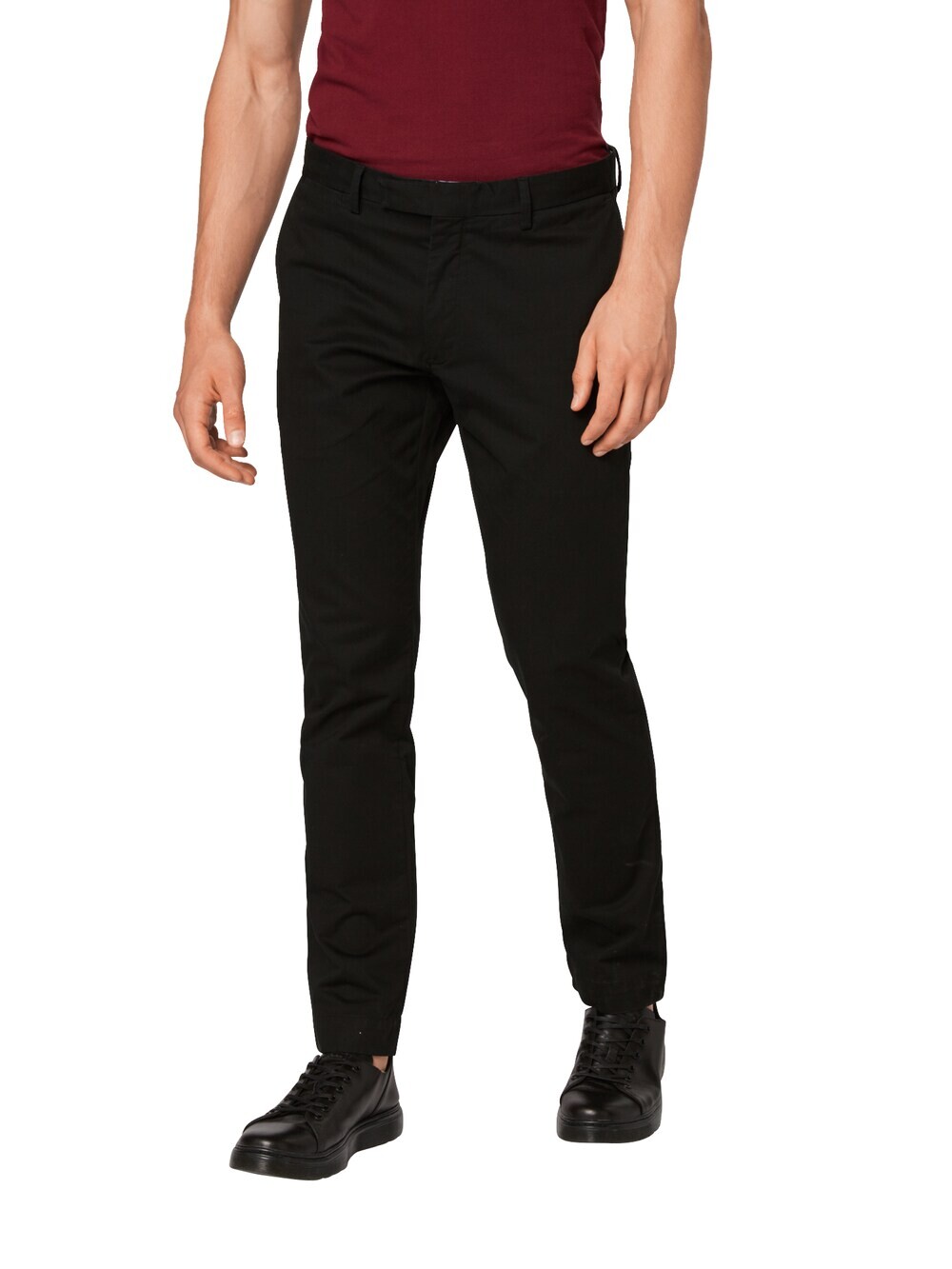 Брюки-чиносы узкого кроя Polo Ralph Lauren SLFHDNP-FLAT-PANT, черный — фото 2