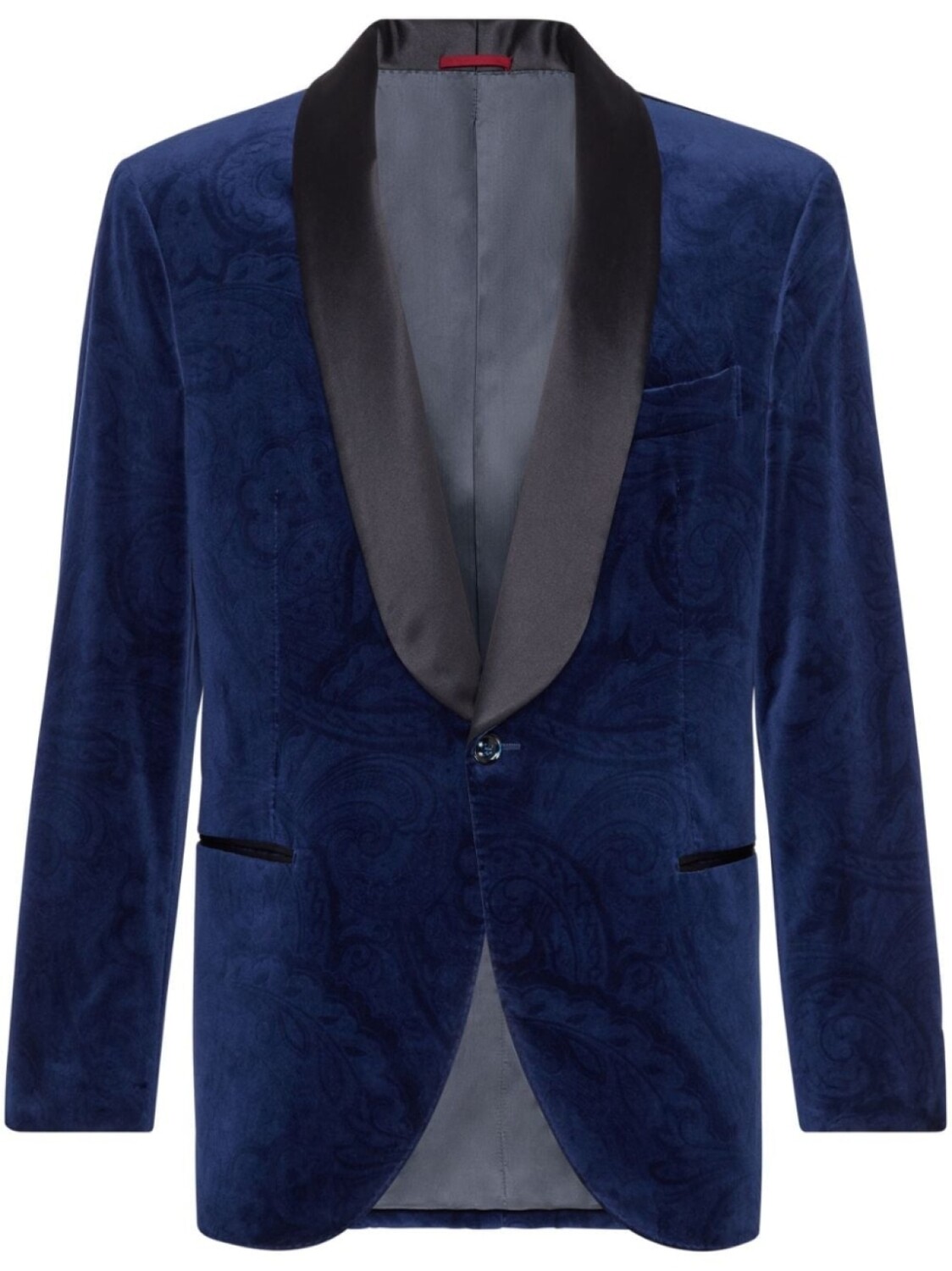 

Brunello Cucinelli жаккардовый пиджак с узором, синий