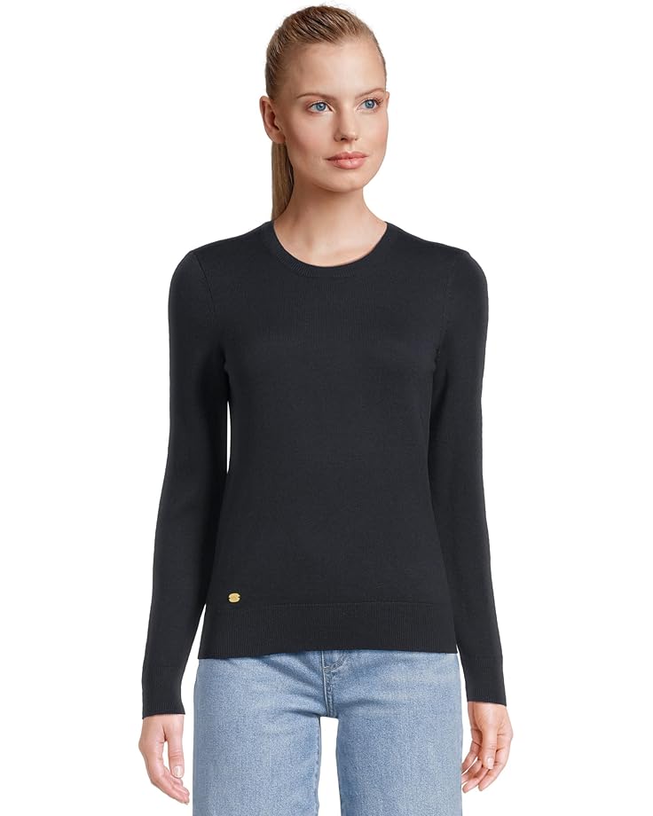

Свитер Lauren Ralph Lauren Petite Cotton-Blend Sweater, цвет Lauren Navy