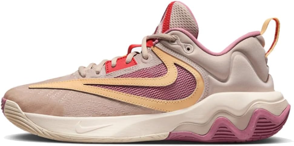 Мужские кроссовки Nike, три четверти высоты, Fossil Stone/Desert Berry/Guava Ice