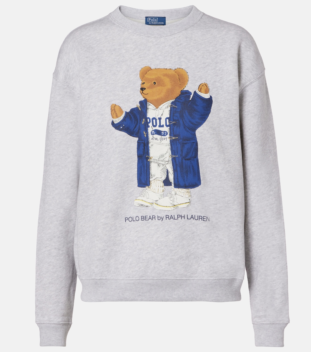 

Флисовая толстовка Polo Bear из хлопковой смеси Polo Ralph Lauren, Heather Grey