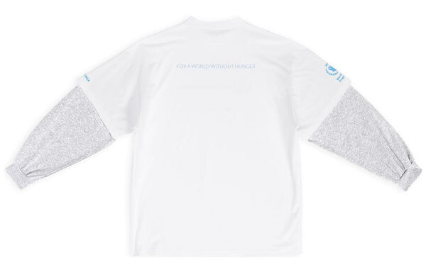 Футболка x wfp double sleeves t-shirt 'white' Balenciaga, белый — фото 2