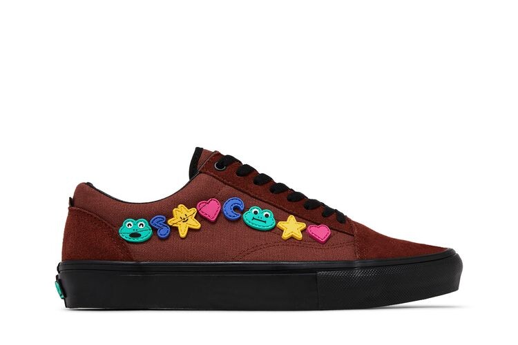 

Кроссовки Vans Frog Skateboards x Skate Old Skool Brown, коричневый