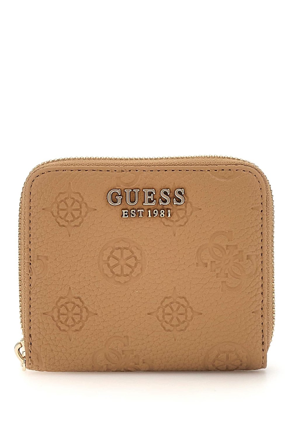 

Кошелек CRESIDIA SMALL ZIP AROUND Guess, бежевый