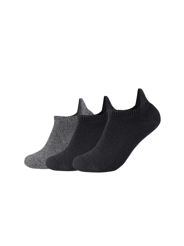 

Носки camano Sneaker 3er Pack warm & cozy, черный