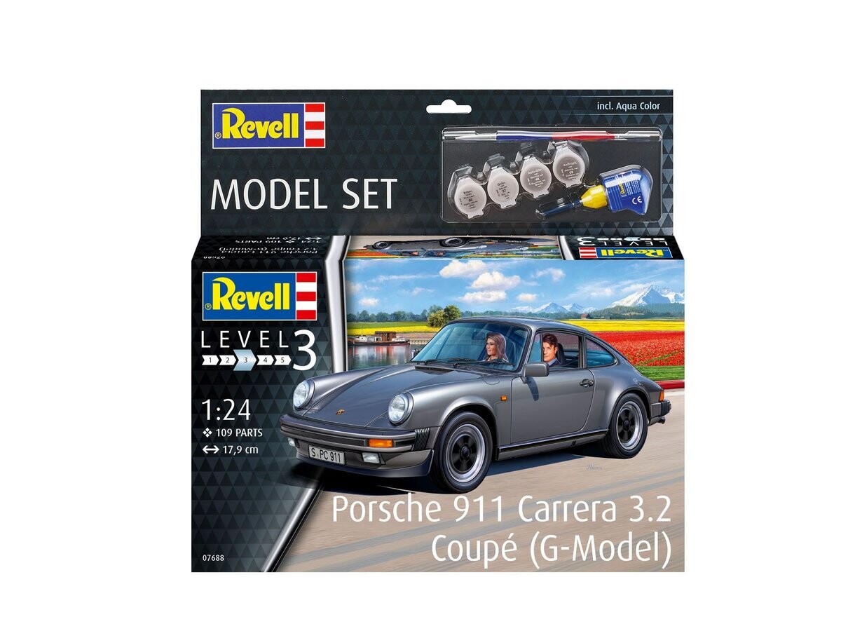 

Набор моделей 1/24 /67688/ porsche 911 carrera 3.2 c Revell