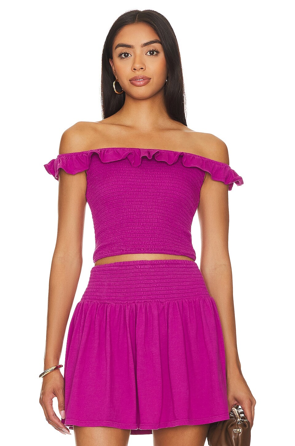 

Футболка Bobi Ruffle, цвет Petunia