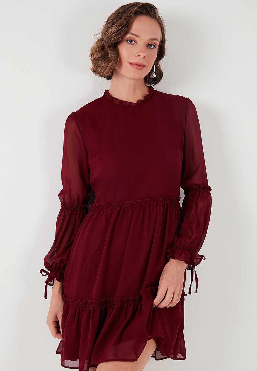 

Повседневное платье REGULAR FIT LELA, винно-красный