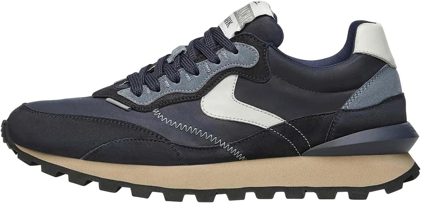 Кроссовки VOILE BLANCHE QWARK Hype MAN из замши и технической ткани, белые