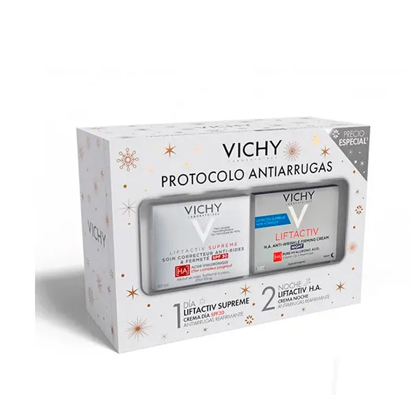 

Pack Lift Supreme SPF30+ Liftactiv DS Night Protocolo Antiarrugas Vichy, 1 UD
