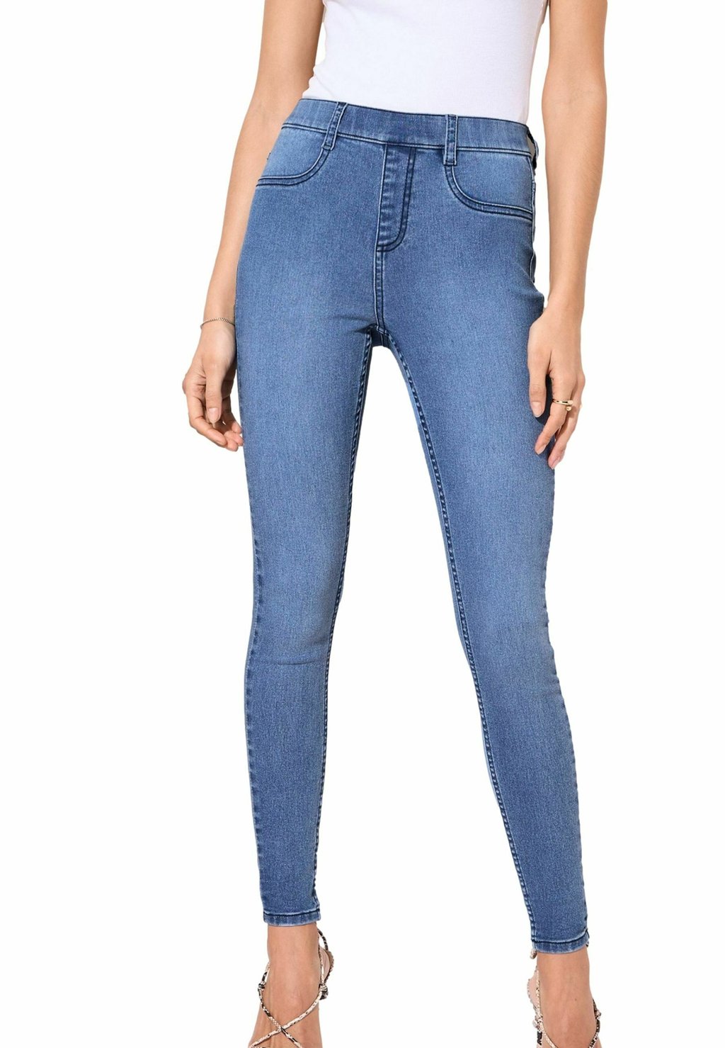 

Джинсы скинни ELASTICATED WAIST Friends Like These, синий
