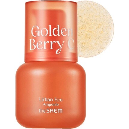 

Thesaem Urban Eco Golden Berry C Ampoule с пузырьками микровитаминов и витамином C - очищающая, корректирующая тон и подтягивающая ампула для темных пятен - увлажняющая сыворотка для лица 1,01 жидких унций.