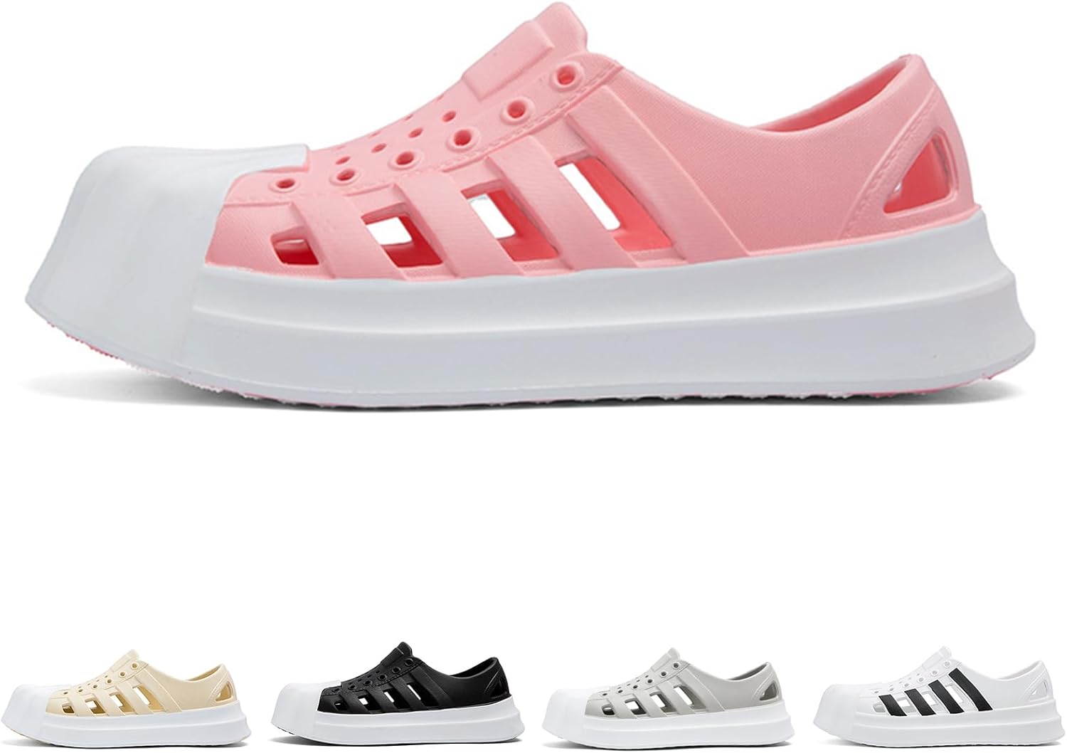 

Модная мужская обувь для садоводов для женщин, дышащие слипоны для садоводства, быстро сохнущие, противоскользящие водные туфли, пляжные сандалии Gezolligheid, розовый