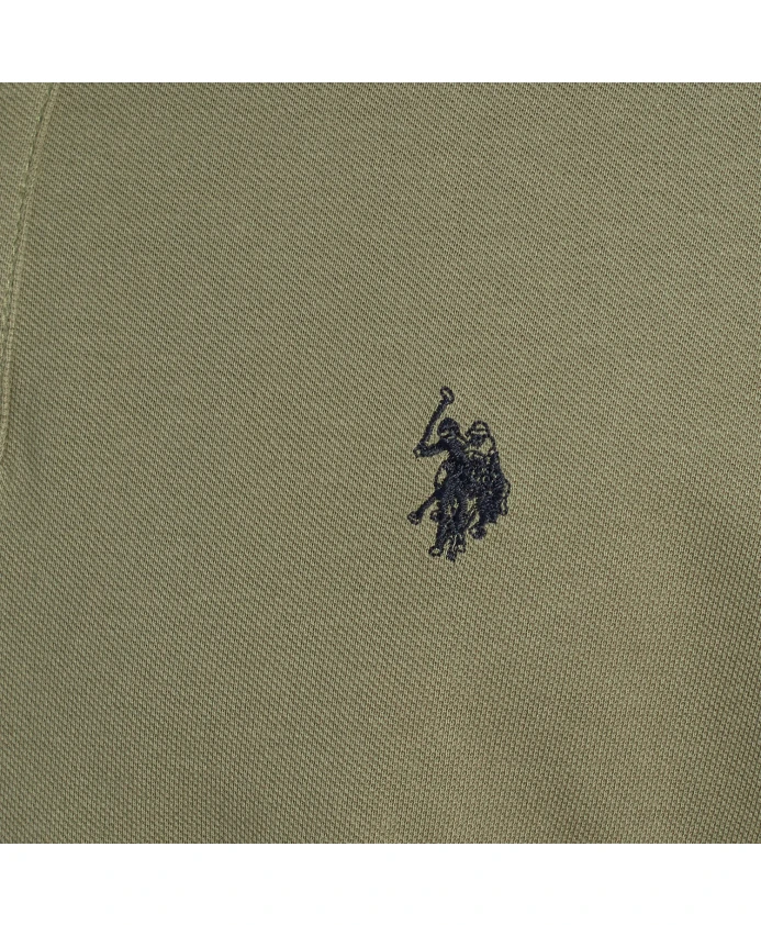 Рубашка-Поло с коротким рукавом U.S. Polo Assn., зеленый — фото 4