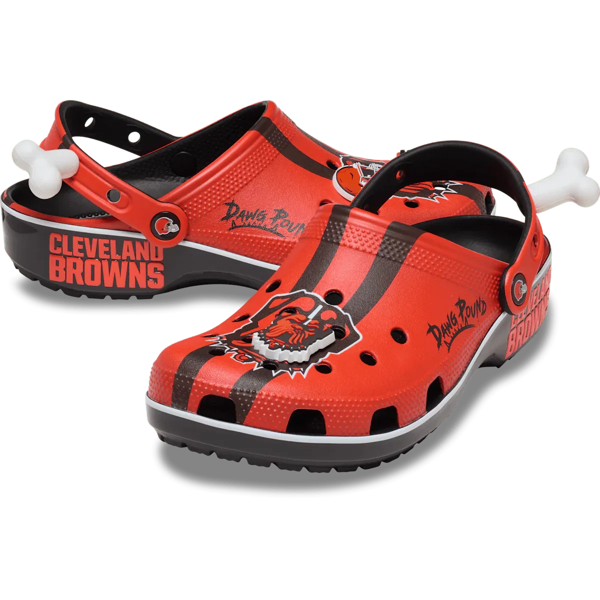 Классические сабо NFL Кливленд Браунс Crocs, Multi — фото 2