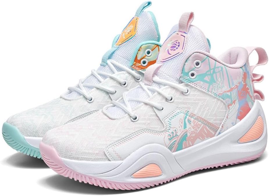 

Унисекс баскетбольные кроссовки для мужчин и женщин, легкие спортивные кроссовки с амортизацией, противоскользящие, дышащие, для тренировок в зале и занятий спортом на улице Spedify, Two-tone Color