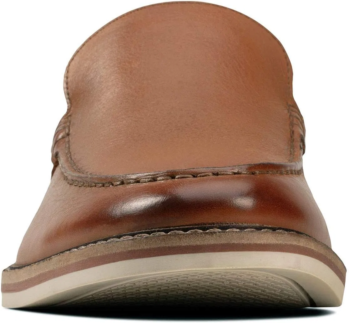 Лоферы Clarks Atticus Edge, Коричневая кожа — фото 4