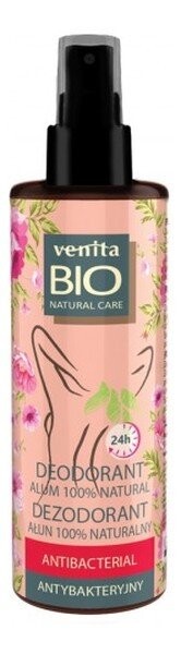 

Venita Bio, Vegan, Натуральный дезодорант Квасцы 100% антибактериальный, 100 мл