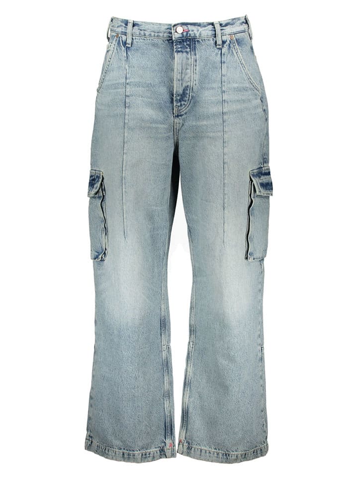 

Scotch & Soda Джинсы-карго - свободный крой - светло-голубого цвета
