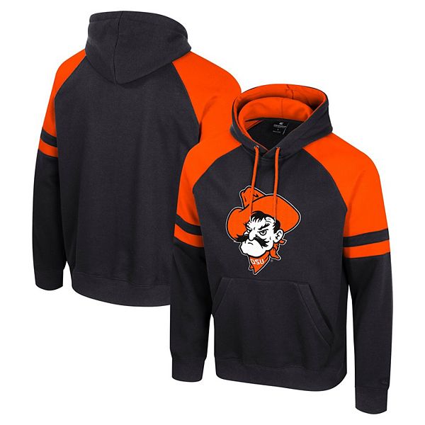 

Мужская черная толстовка Oklahoma State Cowboys Todd Raglan Colosseum, Черный, Мужская черная толстовка Oklahoma State Cowboys Todd Raglan Colosseum