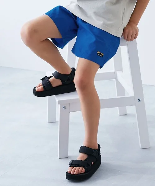 Детские шорты из водоотталкивающего нейлона devirock WATSUJIROKU royal blue