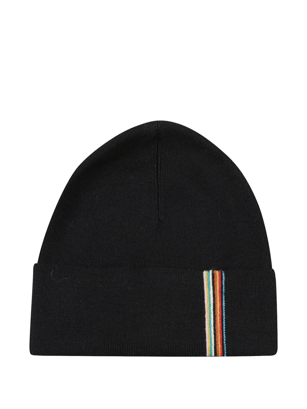 

Шапка-бини с фирменной полоской Paul Smith, черный