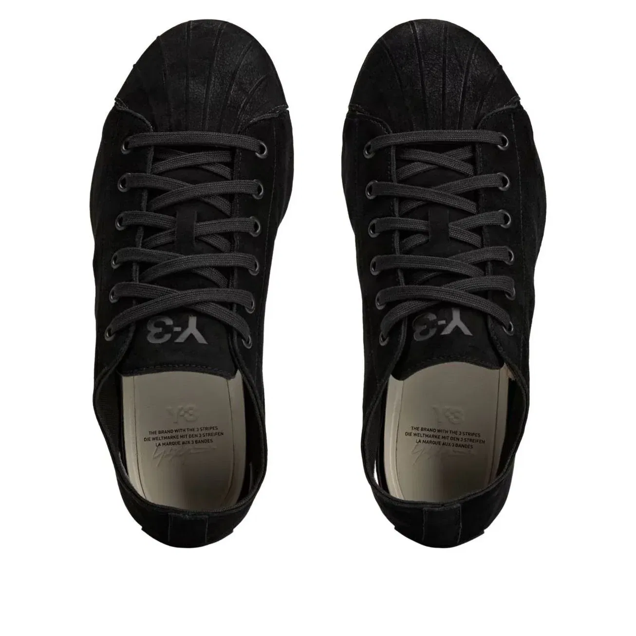 Кроссовки Adidas Y-3 Nizzastar Low 'Black' KI0854, черный — фото 2