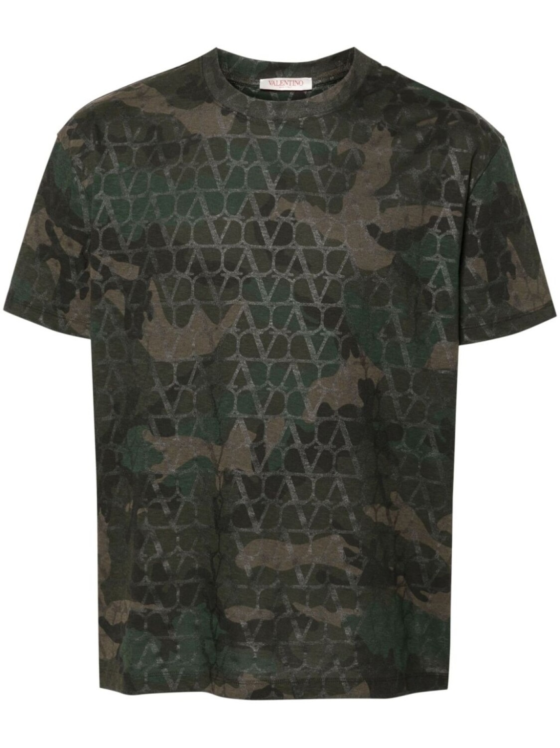 

Valentino Garavani футболка Toile Iconographe Camouflage, зеленый