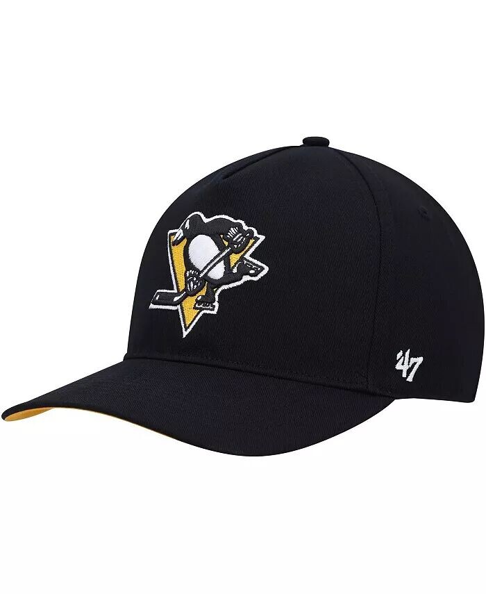 

Мужская черная бейсболка Pittsburgh Penguins Primary Hitch Snapback '47 Brand