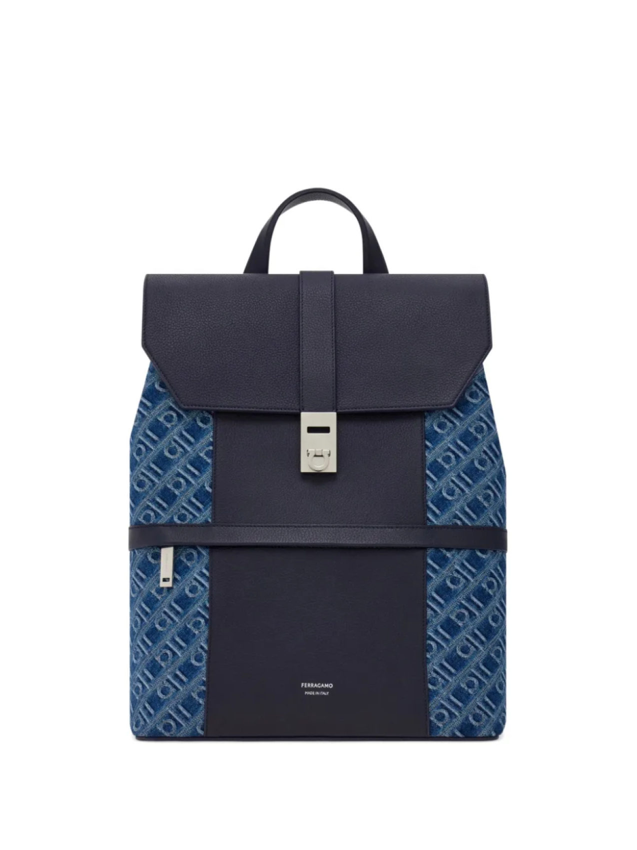 

Ferragamo рюкзак с жаккардовой монограммой, синий