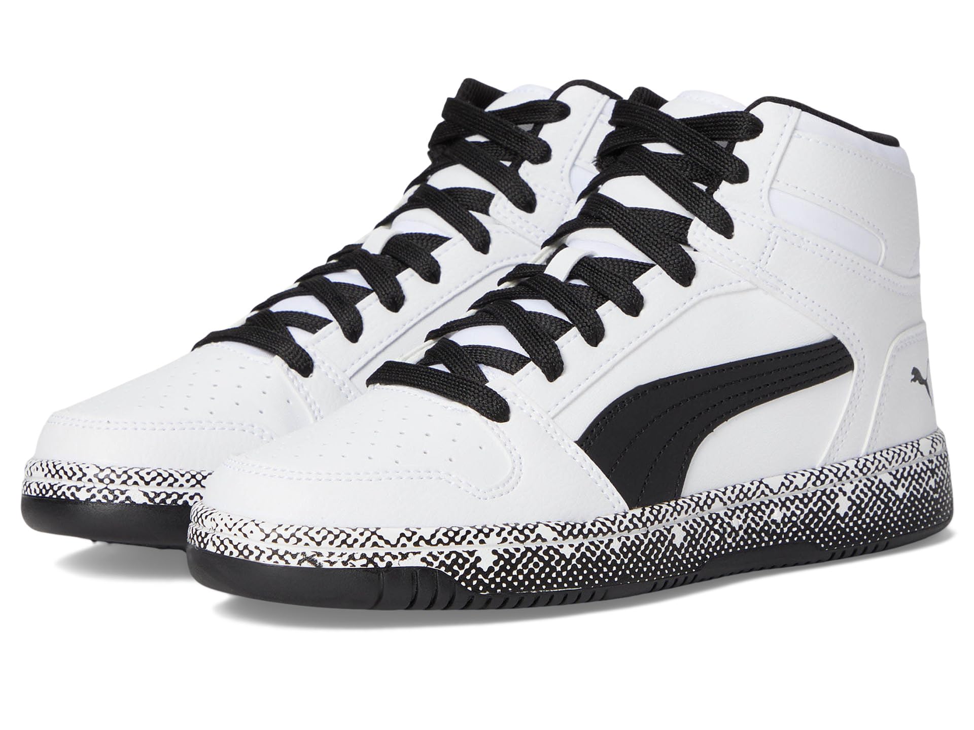 

Кроссовки PUMA Kids Rebound Layup Mid, Puma White-puma Black