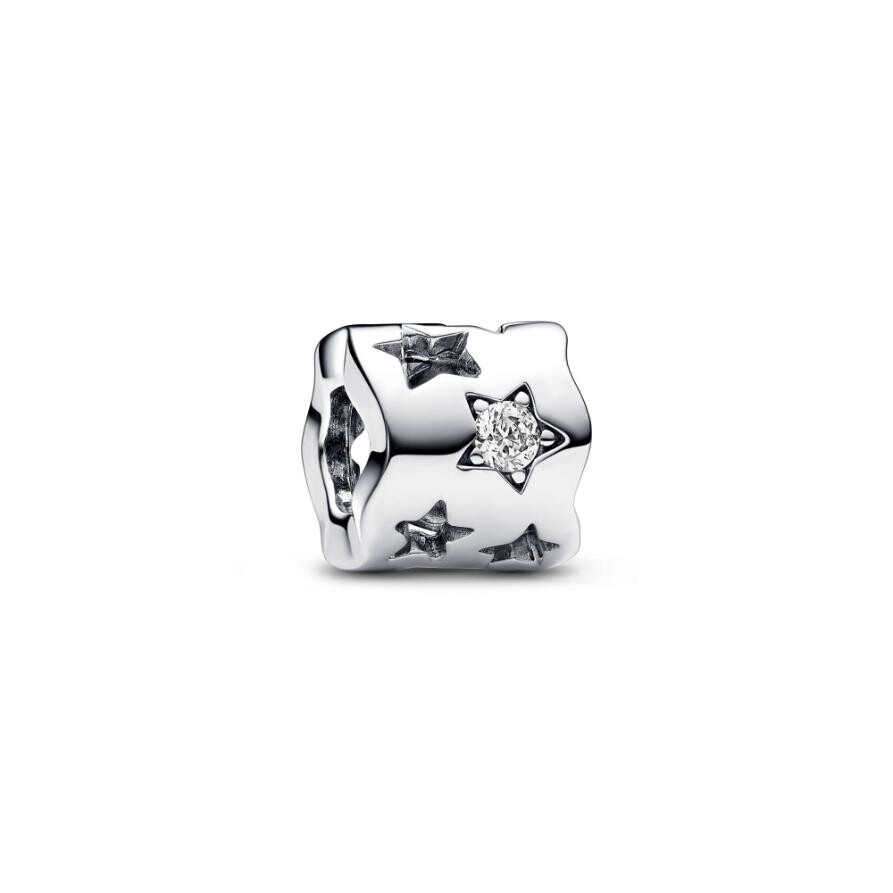 

Шарм Cut-out Sparkling Star Pandora, стерлинговое серебро