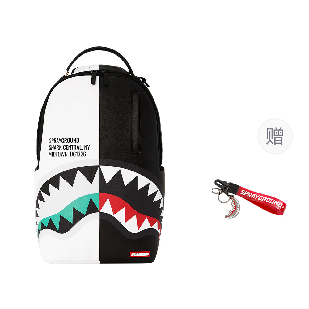 

SPRAYGROUND Сумка рюкзак унисекс белая необработанная, Raw White (Includes Bag Charm)